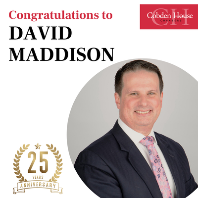 David Maddison Marks 25 Years at Cobden House Chambers: A Celebration of Legal Expertise