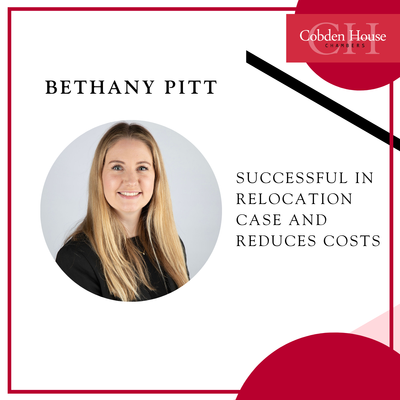 Bethany Pitt successful in Relocation Case