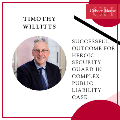 Successful Settlement Secured by Tim Willitts