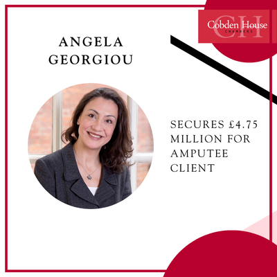 Angela Georgiou secures £4.75 million for amputee client